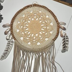 Bohemian Dreamcatcher with Feathers